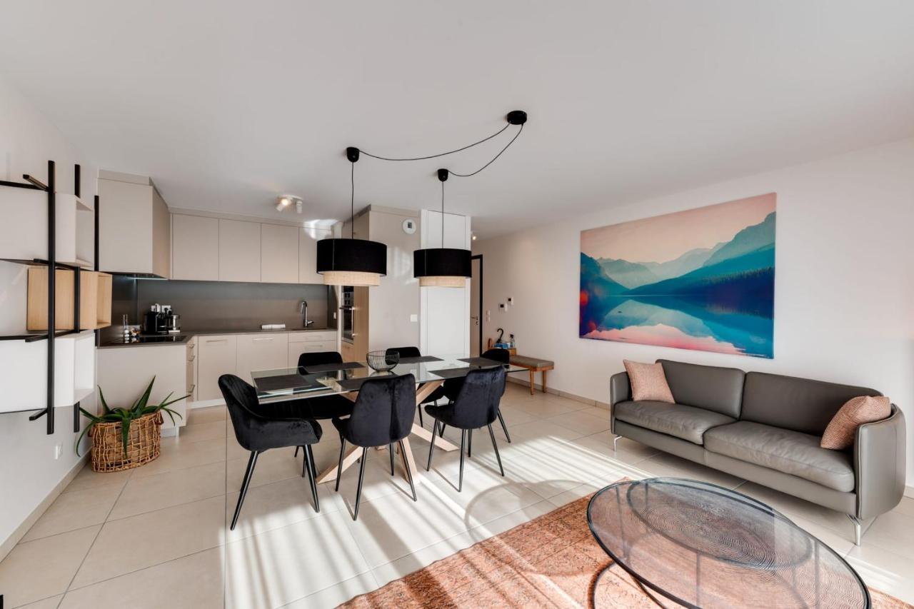 Le Reposoir - New 2 Bedroom Apartment With Terrace & Garage Annecy Exteriér fotografie
